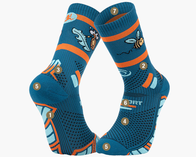 Trail Ultra High Collector DBDB Socks Beebeer
